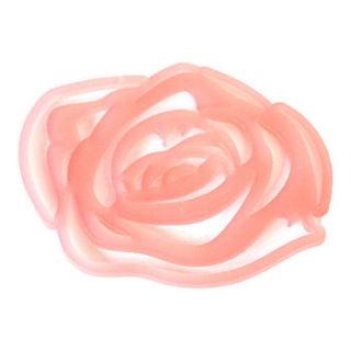 rose acrylic coaster by intricate home