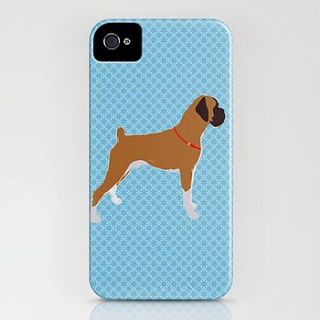 boxer dog case for iphone by indira albert