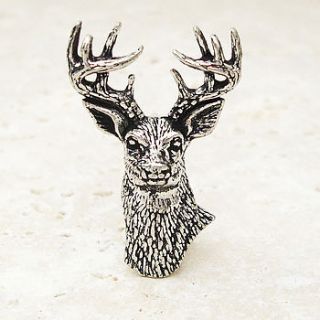 wild stag tie pin antiqued pewter by wild life designs