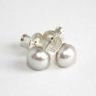 stud pearl earrings by andrea thorpe