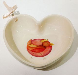 heart shaped bowl christmas designs by dimbleby ceramics