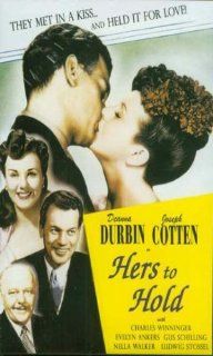 Hers To Hold Joseph Cotten, Deanna Durbin Movies & TV