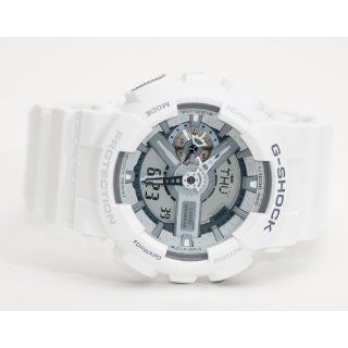 Casio Men's GA110C 7ACR G Shock Large White Analog Digital Multi Function Sport Watch Casio G Shock Watches