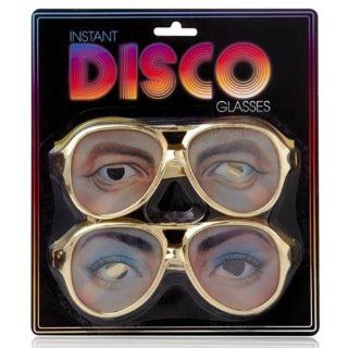 Disco Glasses   His and Hers   Funny Eyes Fancy Dress 70s Crazy Shades Toys & Games