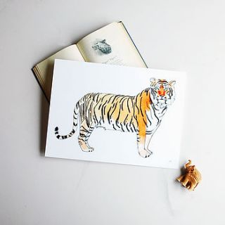 tiger print by rebecca kiff