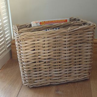 magazine basket by velvet brown