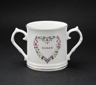 girl's christening loving cup by susan rose china