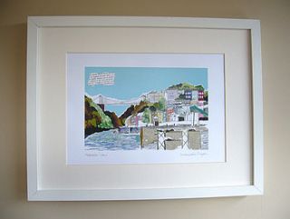 'hotwells view' unframed print by emmeline simpson