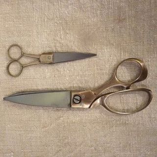 old fashioned scissors by violette