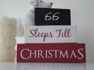 sleeps till christmas stacking wooden blocks by hush baby sleeping