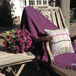 merino lambswool throws by lily&kirkby
