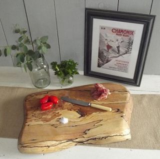 hand crafted irish beech chopping board by rustic country crafts