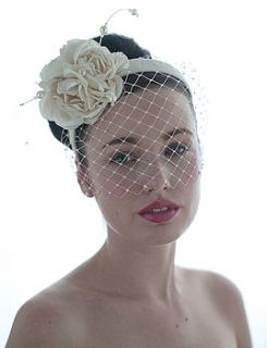 rose headpiece by natascia fileppi millinery