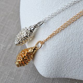 pine cone necklace by martha jackson