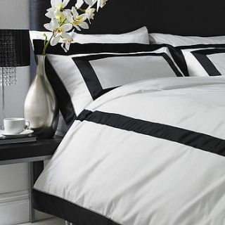 contemporary cotton and silk bed linen by the chateau company