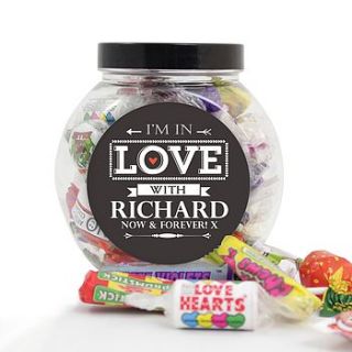 'i'm in love' sweet jar by lucky roo