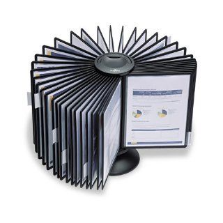 Sherpa Products   Sherpa   Sherpa 40 Panel Carousel Reference System, 80 Sheet Capacity, Black   Sold As 1 Each   Panels revolve on a rugged pipe stand for easy browsing.   Polypropylene panels have black, rigid outer frames.   Weighted base has rubber pad