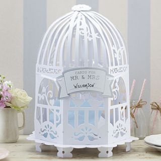 birdcage wedding card post box or centrepiece by ginger ray