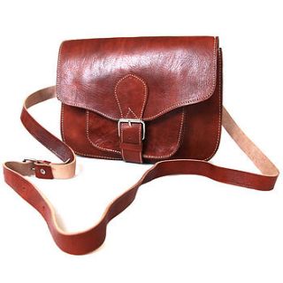 leather square saddle bag by 3b leather goods