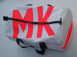 personalised sailcloth kit bags by paul newell sails