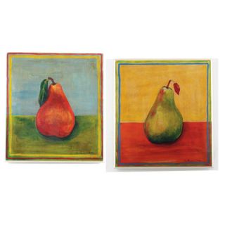Stupell Industries Red and Green Pears Oversized Kitchen Wall Plaque