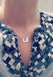 personalised arabic name necklace by anna lou of london
