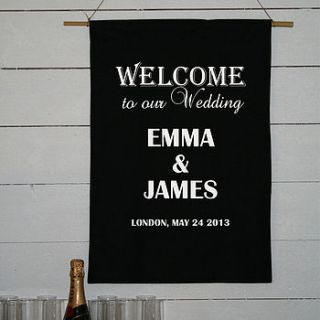 personalised wedding sign by minna's room