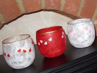valentine hearts tea light holders by aroma candles