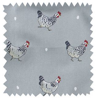 chicken fabric by the metre by sophie allport