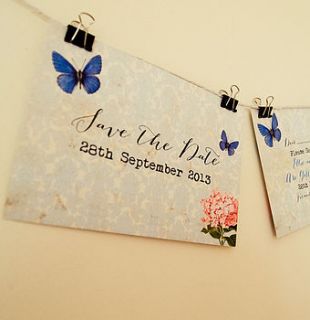 country garden wedding stationery by vintage loves roses