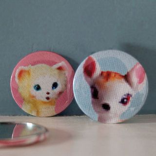 pocket mirrors 'sugar' by madame chalet