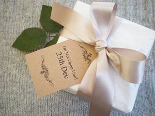 christmas gift tags 'do not open' by edgeinspired