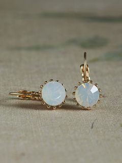 mati opal crystal earrings by anusha