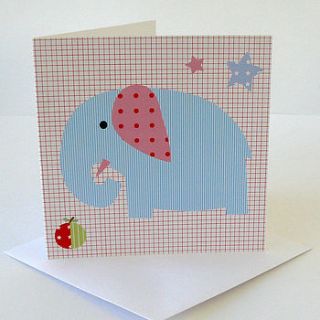 neil elephant greetings card by lov li
