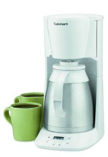 Cuisinart DTC 975N Programmable Automatic Brew and Serve 12 Cup Thermal Coffeemaker, White Drip Coffeemakers Kitchen & Dining