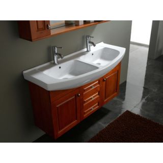 James Martin Furniture Contempo 47 Wall Mounted Double Vanity Set
