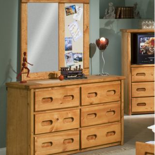 Chelsea Home 6 Drawer Dresser with Mirror