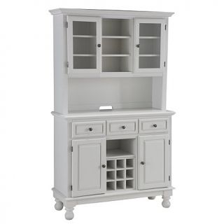 Home Styles Premium Large Buffet, Hutch   White