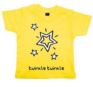 'twinkle twinkle' child's t shirt by banana lane designs