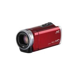 JVC GZ E300 Full HD Everio Camcorder, 40x Optical Zoom, 200x Digital Zoom, 3" LCD Touch Panel, CMOS Sensor, SC/SDHC/SDXC, 2.9 116 Focal Length, Red  Camera & Photo