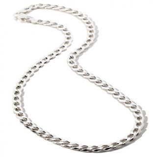 Sterling Silver 5.2mm Curb Chain 20" Necklace
