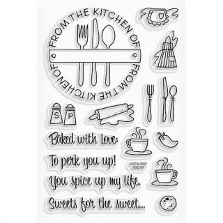 Stampendous Perfectly Clear Stamp Set   From the Kitchen