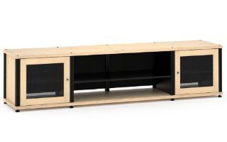 Salamander Designs SB248M/B Synergy Quad Model 248 Cabinet    Maple with Black Posts Electronics