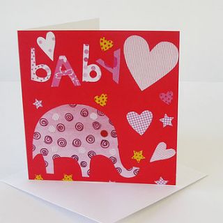 baby elli greetings card by lov li