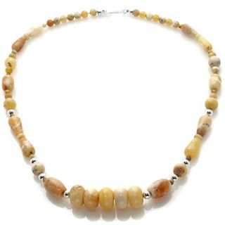 Jay King Honeycomb Opal Sterling Silver 22 1/2" Beaded Necklace