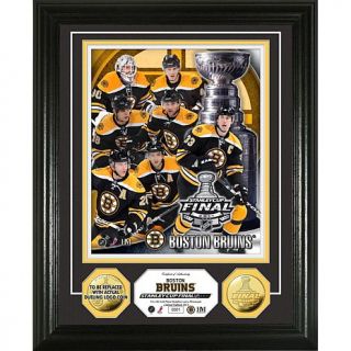 Boston Bruins 2011 Stanley Cup Finals Photo, 24K Gold Coin