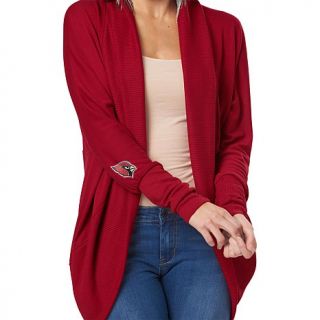 Meesh & Mia Women's NFL Circular Cardigan with Ribbed Trim   Cowboys   Card