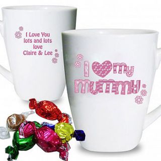 personalised mum mugs   two designs by sleepyheads