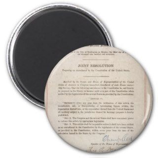 Prohibition 18th Amendment Magnet