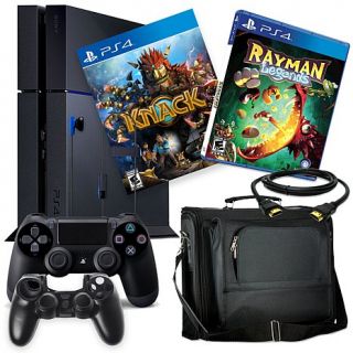 Sony PlayStation 4 PS4 500GB Console with "Rayman Legends" and "Knack" Games, a